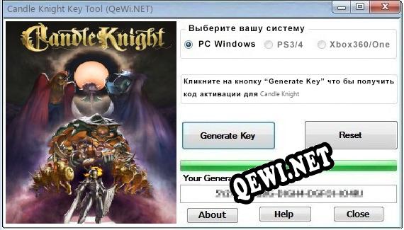 Candle Knight ключ бесплатно