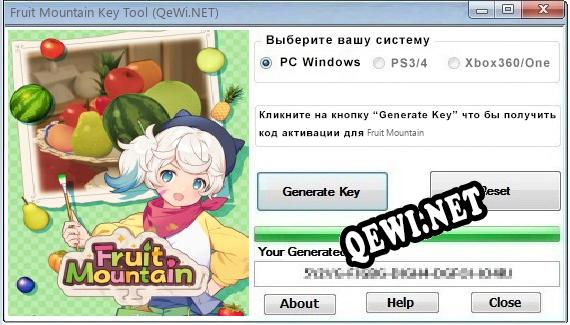 Fruit Mountain ключ бесплатно