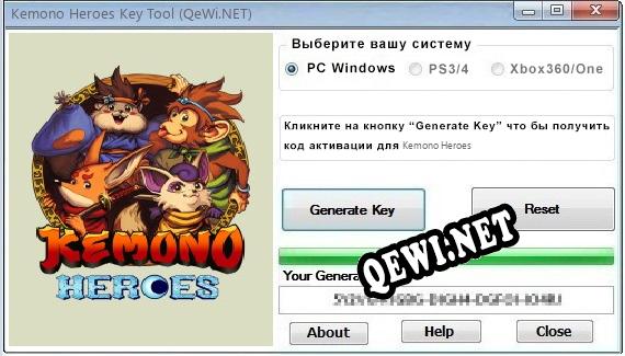 Kemono Heroes ключ бесплатно