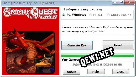 SnarfQuest Tales ключ бесплатно