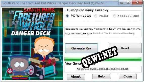 South Park: The Fractured but Whole Danger Deck ключ бесплатно