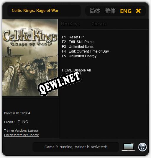 Celtic Kings: Rage of War: Трейнер +7 [v1.9]