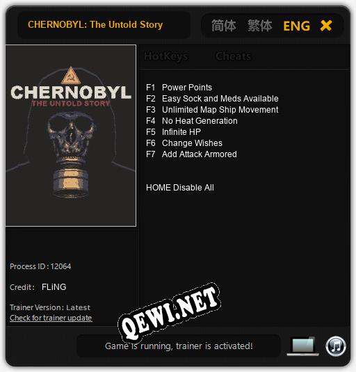 CHERNOBYL: The Untold Story: Трейнер +15 [v1.2]