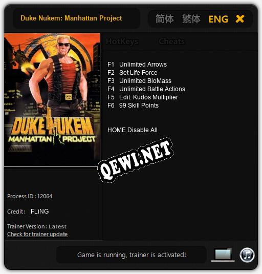 Duke Nukem: Manhattan Project: ТРЕЙНЕР И ЧИТЫ (V1.0.76)