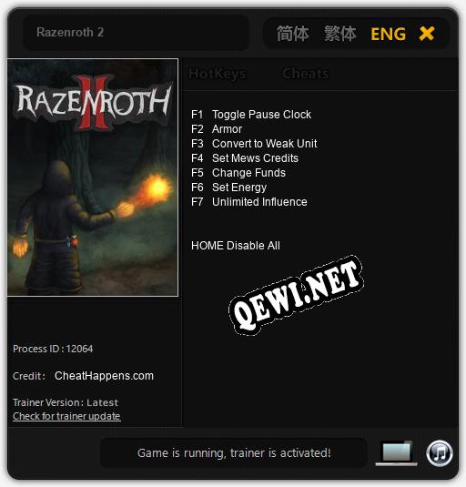 Razenroth 2: ТРЕЙНЕР И ЧИТЫ (V1.0.36)