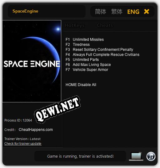 SpaceEngine: ТРЕЙНЕР И ЧИТЫ (V1.0.93)