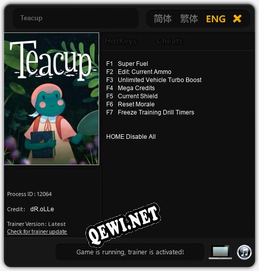 Teacup: ТРЕЙНЕР И ЧИТЫ (V1.0.19)