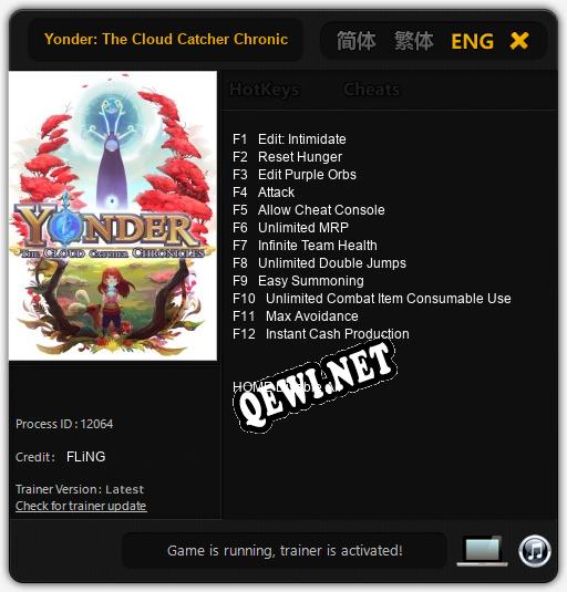 Yonder: The Cloud Catcher Chronicles: Трейнер +12 [v1.2]