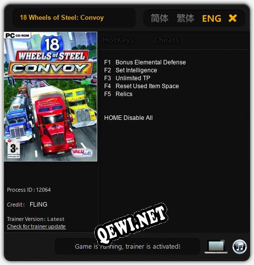 18 Wheels of Steel: Convoy: Читы, Трейнер +5 [FLiNG]