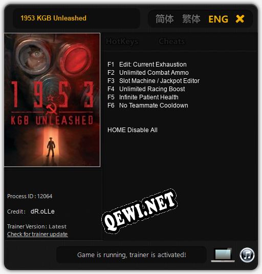 1953 KGB Unleashed: Читы, Трейнер +6 [dR.oLLe]