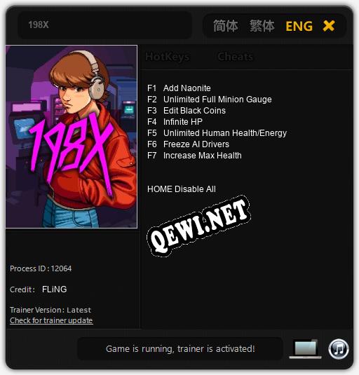 198X: ТРЕЙНЕР И ЧИТЫ (V1.0.98)