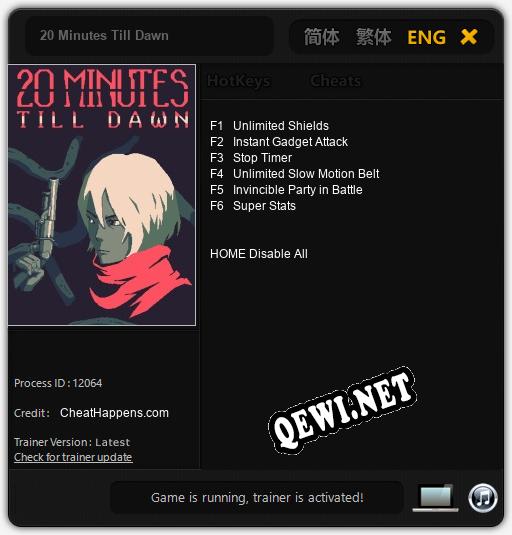 Трейнер для 20 Minutes Till Dawn [v1.0.6]