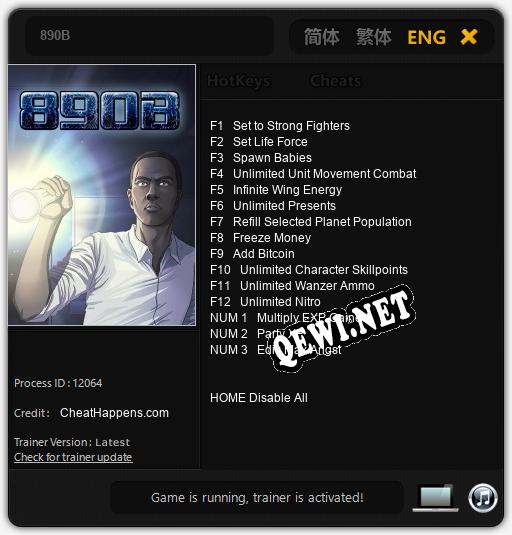890B: Читы, Трейнер +15 [CheatHappens.com]
