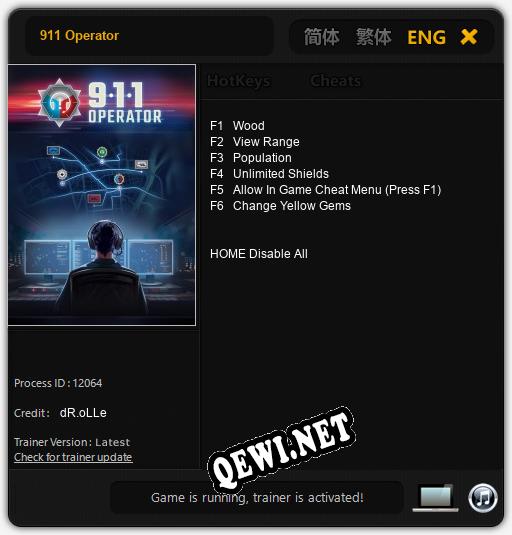 911 Operator: Трейнер +6 [v1.9]