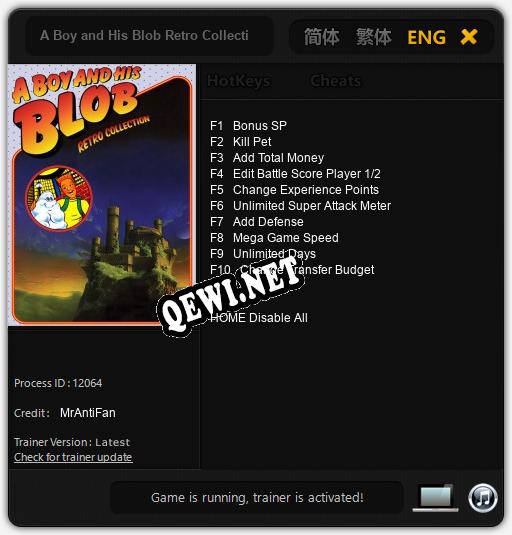 A Boy and His Blob Retro Collection: Читы, Трейнер +10 [MrAntiFan]