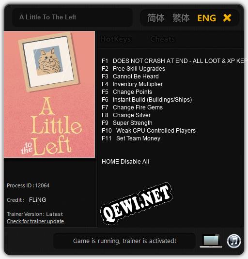 A Little To The Left: Трейнер +11 [v1.9]