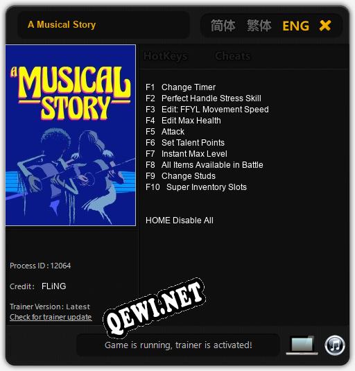 A Musical Story: Читы, Трейнер +10 [FLiNG]