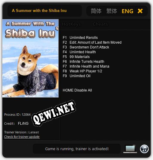 A Summer with the Shiba Inu: Читы, Трейнер +9 [FLiNG]