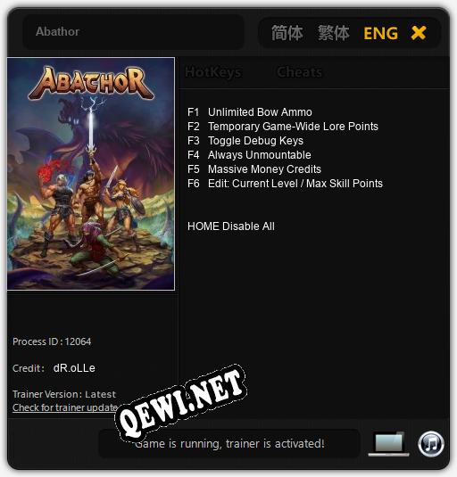 Abathor: Трейнер +6 [v1.3]