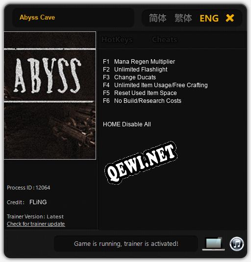 Abyss Cave: Читы, Трейнер +6 [FLiNG]