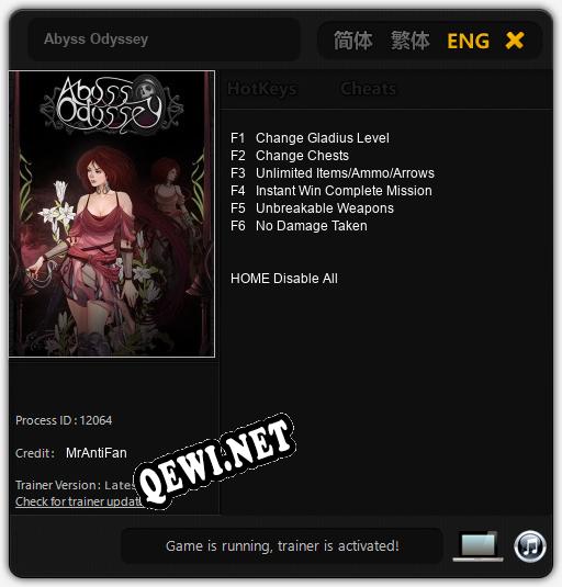 Abyss Odyssey: Читы, Трейнер +6 [MrAntiFan]