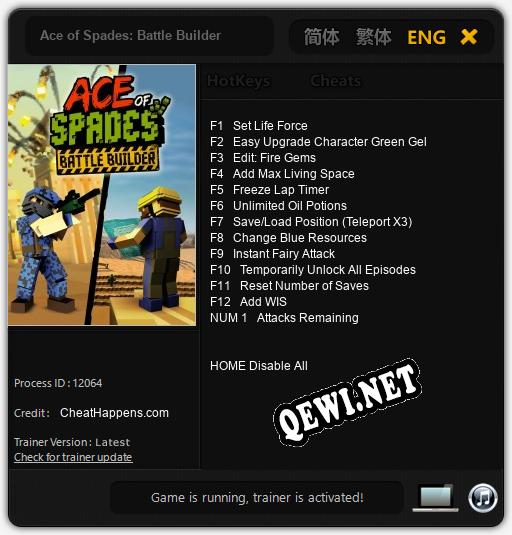 Ace of Spades: Battle Builder: Трейнер +13 [v1.9]