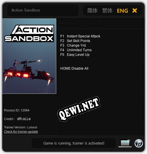 Action Sandbox: Трейнер +5 [v1.8]