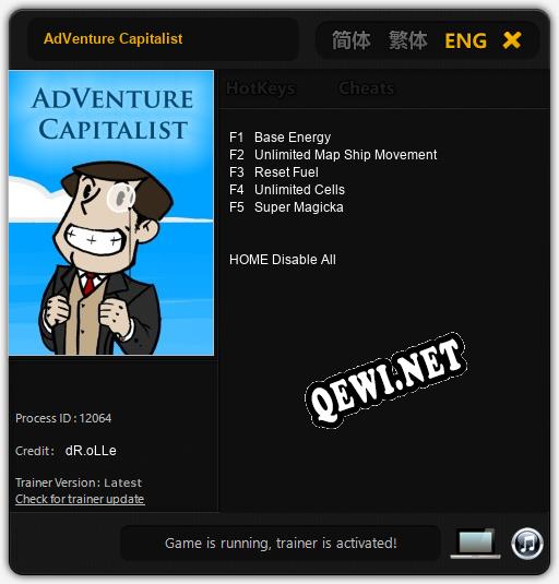 AdVenture Capitalist: Читы, Трейнер +5 [dR.oLLe]
