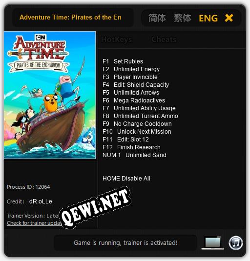 Adventure Time: Pirates of the Enchiridion: Трейнер +13 [v1.7]