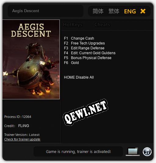 Aegis Descent: Читы, Трейнер +6 [FLiNG]