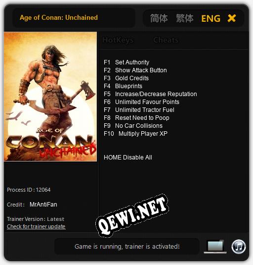 Age of Conan: Unchained: Читы, Трейнер +10 [MrAntiFan]