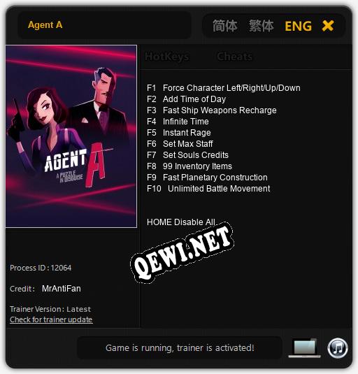 Трейнер для Agent A [v1.0.4]