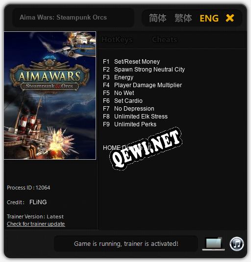 Трейнер для Aima Wars: Steampunk Orcs [v1.0.2]