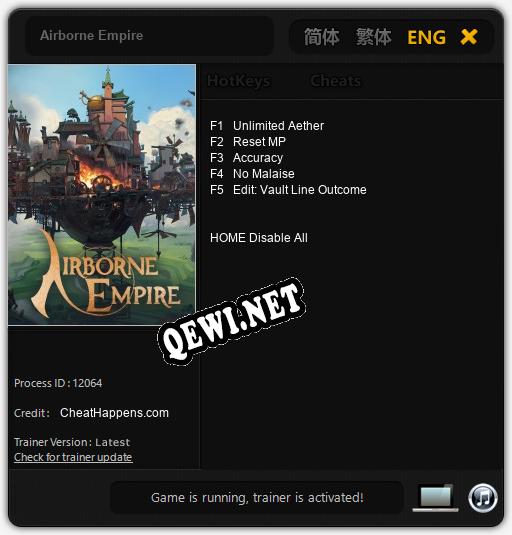 Airborne Empire: Трейнер +5 [v1.2]