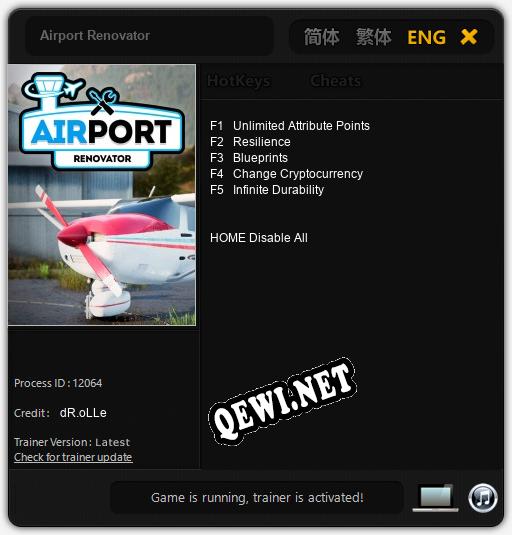 Airport Renovator: Трейнер +5 [v1.2]