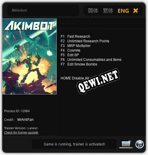 Akimbot: ТРЕЙНЕР И ЧИТЫ (V1.0.75)