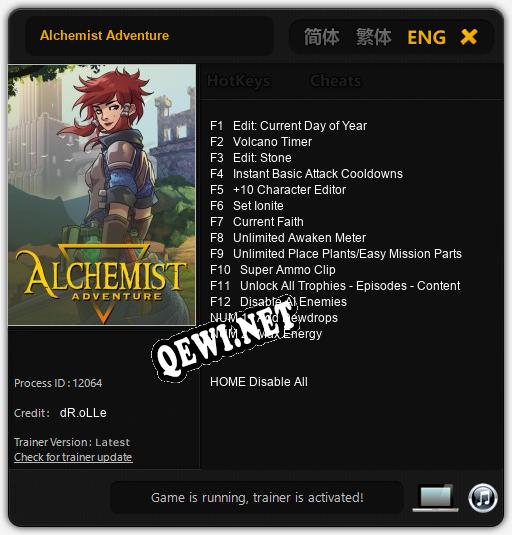 Alchemist Adventure: Читы, Трейнер +14 [dR.oLLe]