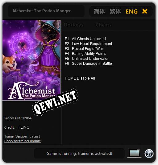 Alchemist: The Potion Monger: ТРЕЙНЕР И ЧИТЫ (V1.0.92)