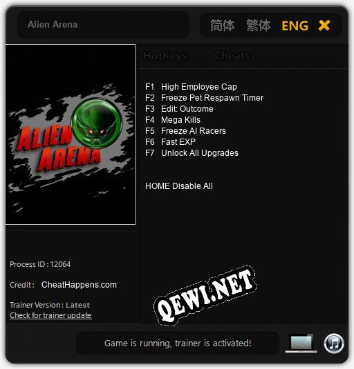 Трейнер для Alien Arena [v1.0.6]