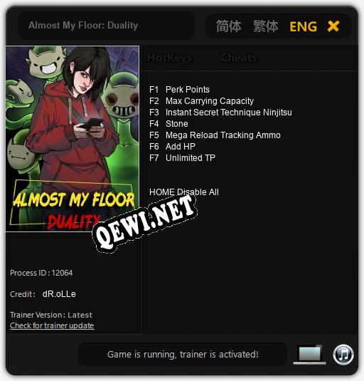 Almost My Floor: Duality: Читы, Трейнер +7 [dR.oLLe]