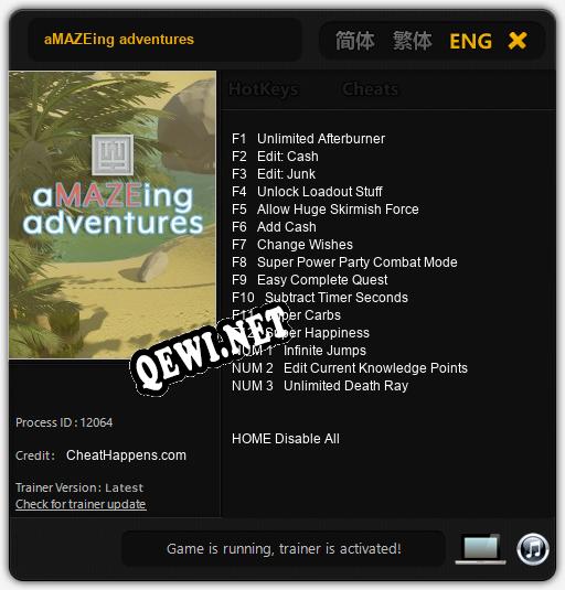 aMAZEing adventures: Читы, Трейнер +15 [CheatHappens.com]