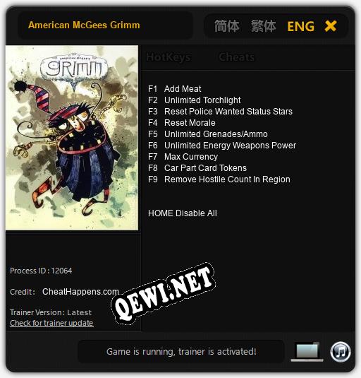American McGees Grimm: Читы, Трейнер +9 [CheatHappens.com]