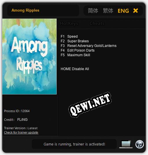 Among Ripples: Трейнер +5 [v1.3]