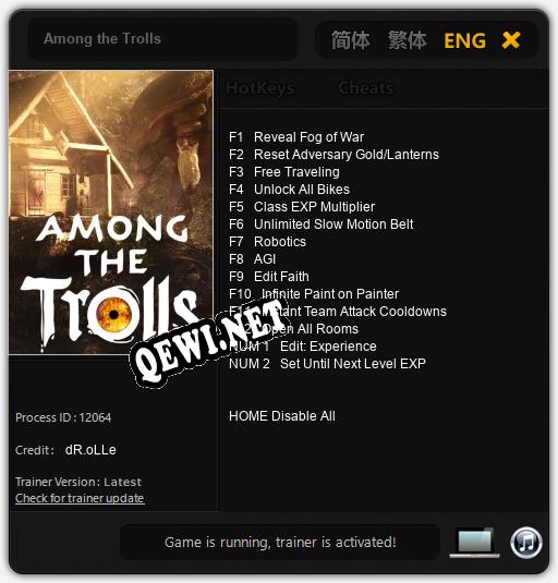 Among the Trolls: Читы, Трейнер +14 [dR.oLLe]