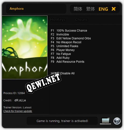 Amphora: ТРЕЙНЕР И ЧИТЫ (V1.0.62)