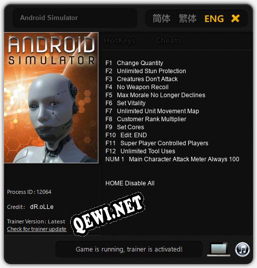 Android Simulator: ТРЕЙНЕР И ЧИТЫ (V1.0.38)