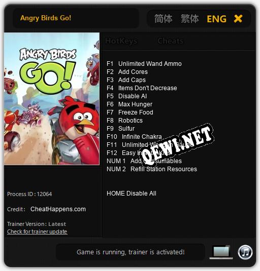 Angry Birds Go!: Читы, Трейнер +9 [MrAntiFan]