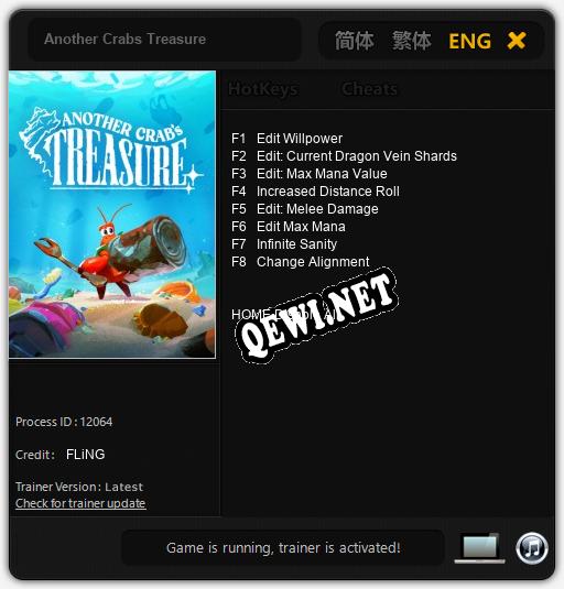 Another Crabs Treasure: Читы, Трейнер +8 [FLiNG]
