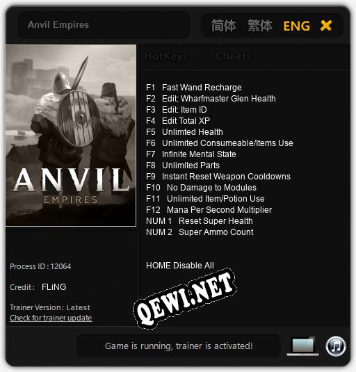 Anvil Empires: Трейнер +14 [v1.6]