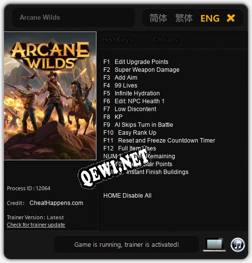 Arcane Wilds: ТРЕЙНЕР И ЧИТЫ (V1.0.15)